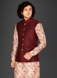 Designer Nehru Jacket Suit For Mens